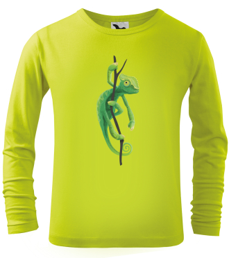 tričko s chameleonem