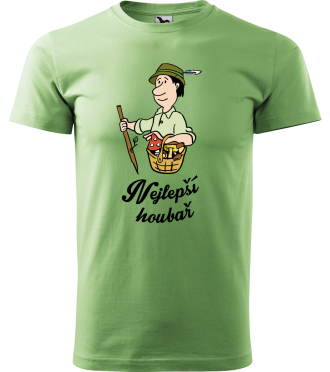 Tričko s houbami