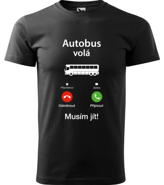 Tričko s autobusem