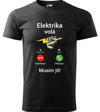 Tričko elektrikář