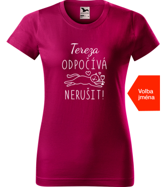 tričko s vínem