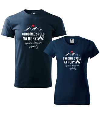 párová trička hory