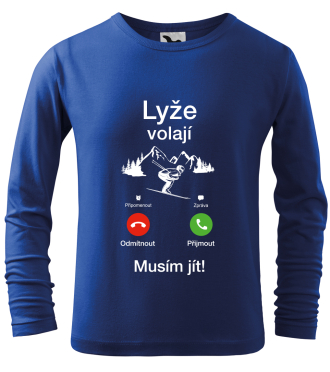 Dětské tričko pro lyžaře