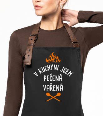 dásmká zástěra na vaření