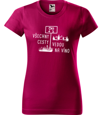 tričko s vínem