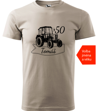Tričko s traktorem