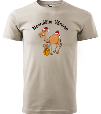 Pánské vánoční tričko - Nesnáším Vánoce (SLEVA)