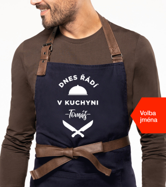 Zástěra pro muže se jménem EXCLUSIVE - Dnes řádí v kuchyni Tomáš (SLEVA)