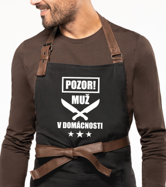 pánská zástěra na vaření