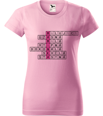 Tričko s křížovkou