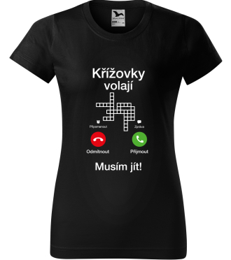 Tričko s křížovkou