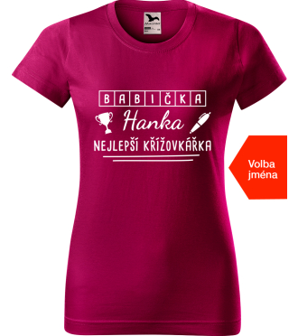Tričko s křížovkou