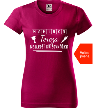 Tričko s křížovkou