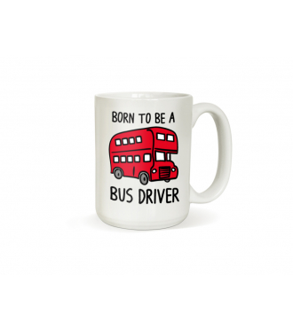 Hrneček pro řidiče autobusu Born to be a bus driver