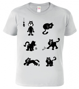 Dětské tričko s kočkami