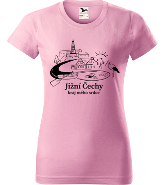 Dámské tričko Jižní Čechy