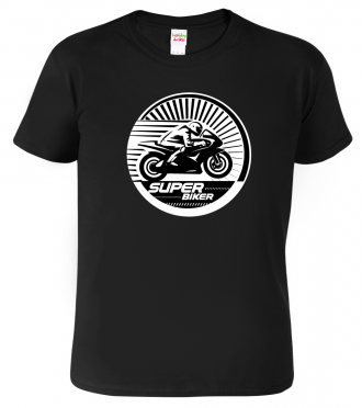 Dětské motorkářské tričko - Super Biker
