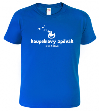 Pánské tričko pro zpěváka - Koupelnový zpěvák