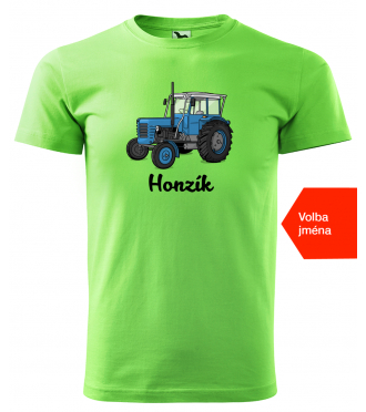 Dětské tričko s traktorem a jménem - Starý traktor