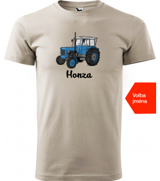 tričko s traktorem