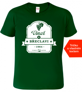 Vtipná trička k narozeninám pro vinaře