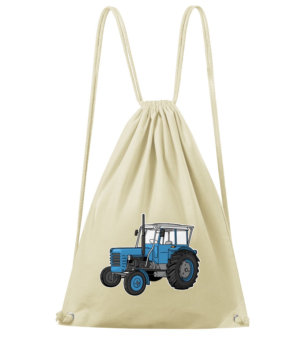 Batoh s traktorem - Starý traktor Barva: Naturální