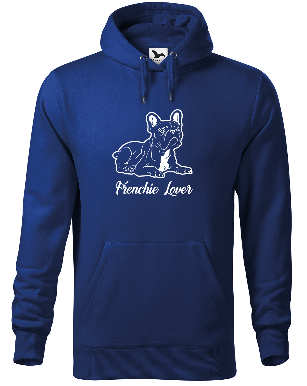 Mikina s buldočkem - Frenchie Lover Velikost: 3XL, Barva: Královská modrá