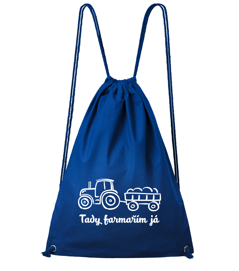Batoh s traktorem - Traktor Barva: Královská modrá