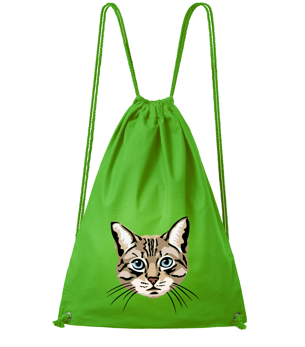 Batoh s kočkou - Modroočka Barva: Apple Green