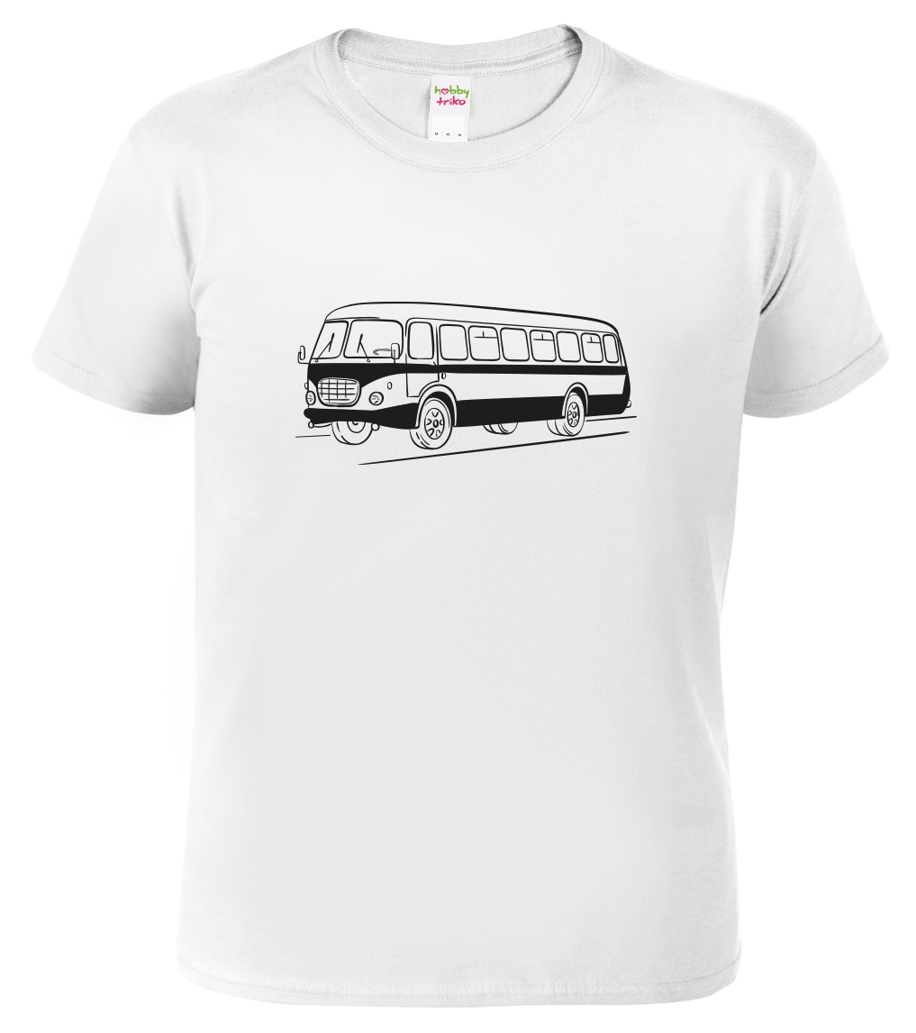 Tričko s autobusem - Autobus RTO Velikost: XL, Barva: Bílá (00), Střih: pánský