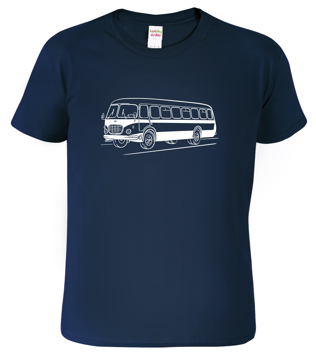 Dětské tričko s autobusem - Autobus RTO Velikost: 8 let / 134 cm, Barva: Námořní modrá (02), Délka rukávu: Krátký rukáv