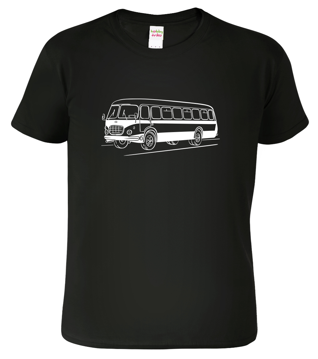 Dětské tričko s autobusem - Autobus RTO Velikost: 10 let / 146 cm, Barva: Černá (01), Délka rukávu: Krátký rukáv