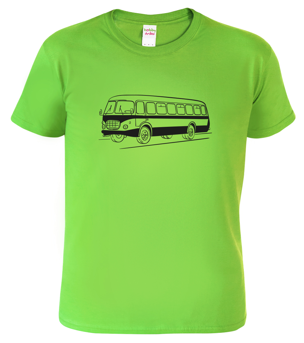 Dětské tričko s autobusem - Autobus RTO Velikost: 8 let / 134 cm, Barva: Apple Green (92), Délka rukávu: Krátký rukáv