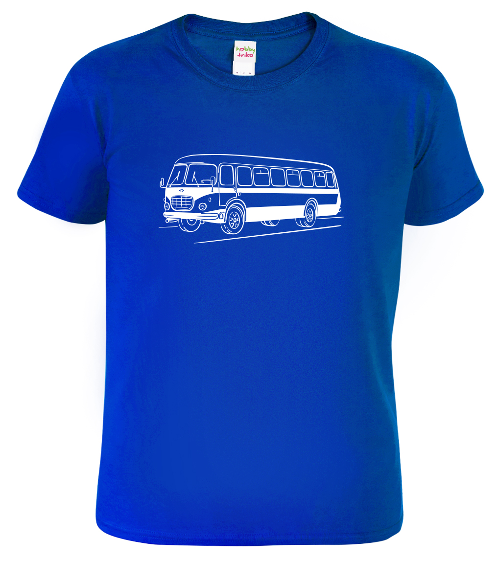 Dětské tričko s autobusem - Autobus RTO Velikost: 8 let / 134 cm, Barva: Královská modrá (05), Délka rukávu: Krátký rukáv