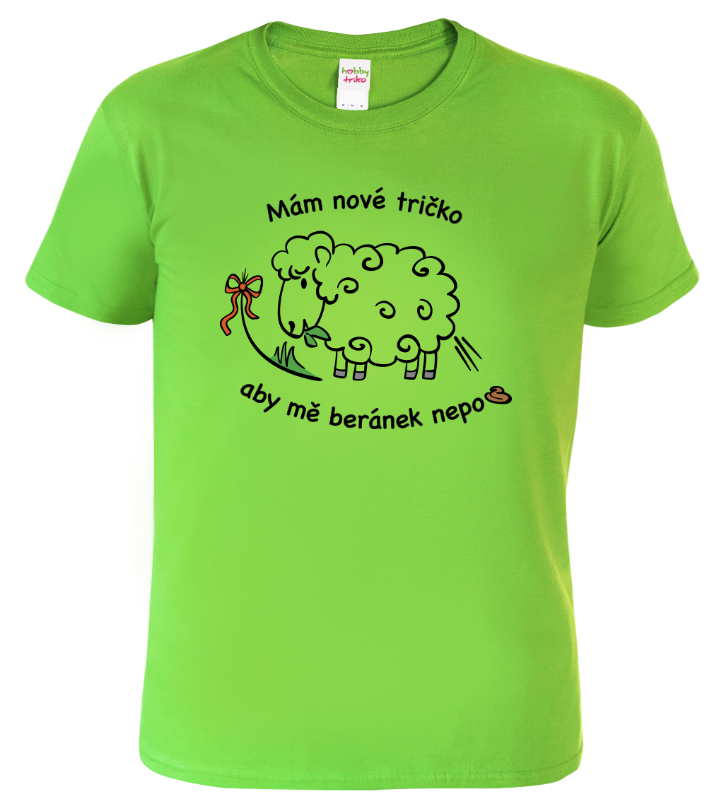 Dětské velikonoční tričko - Velikonoční beránek Velikost: 4 roky / 110 cm, Barva: Apple Green (92)