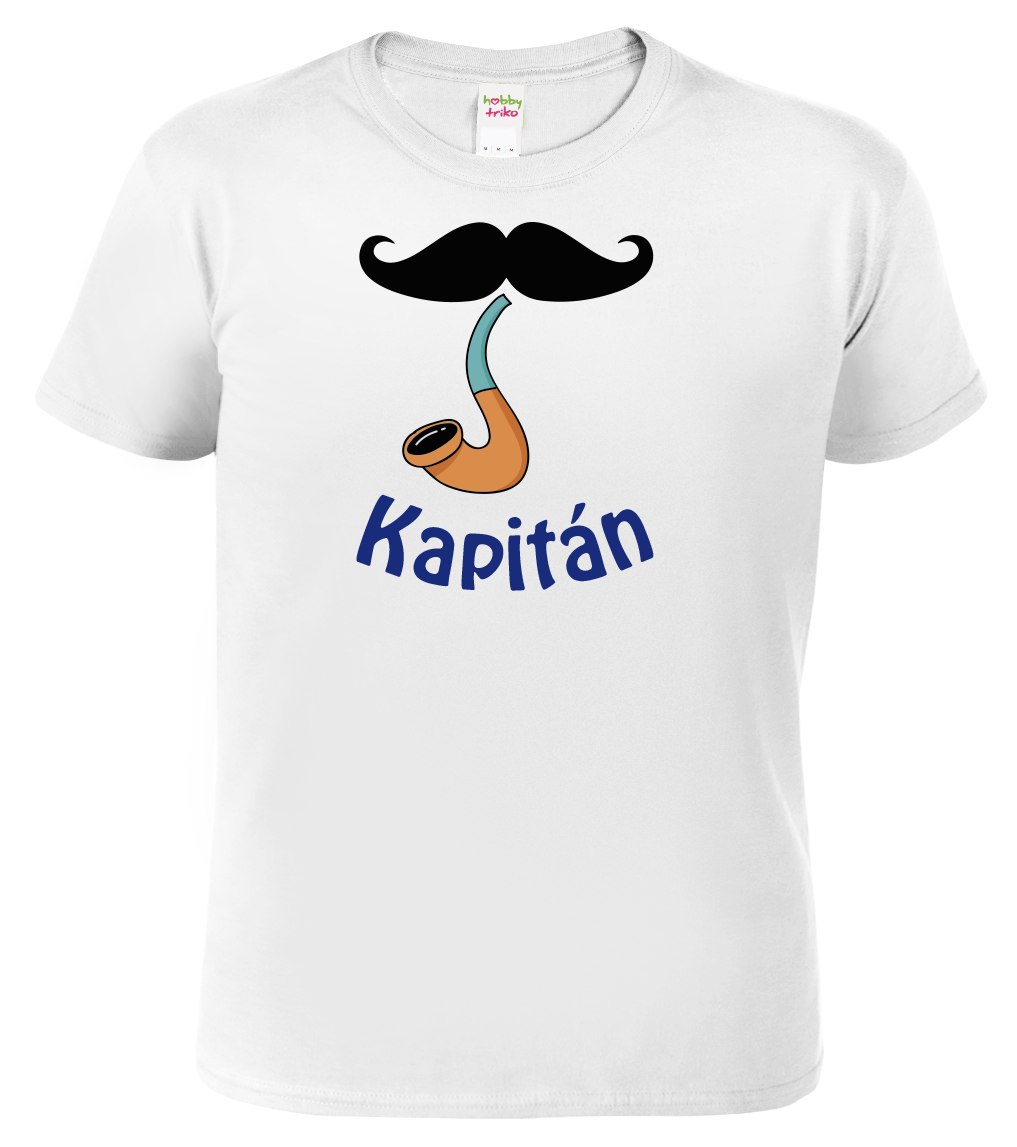 Pánské vodácké tričko - Kapitán Velikost: 4XL, Barva: Bílá (00)