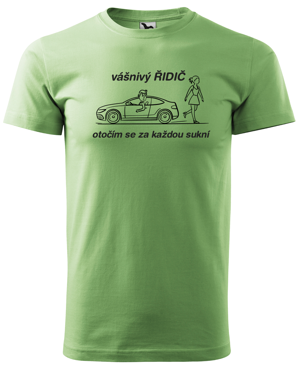 Vtipné tričko pro řidiče - Vášnivý řidič Velikost: XL