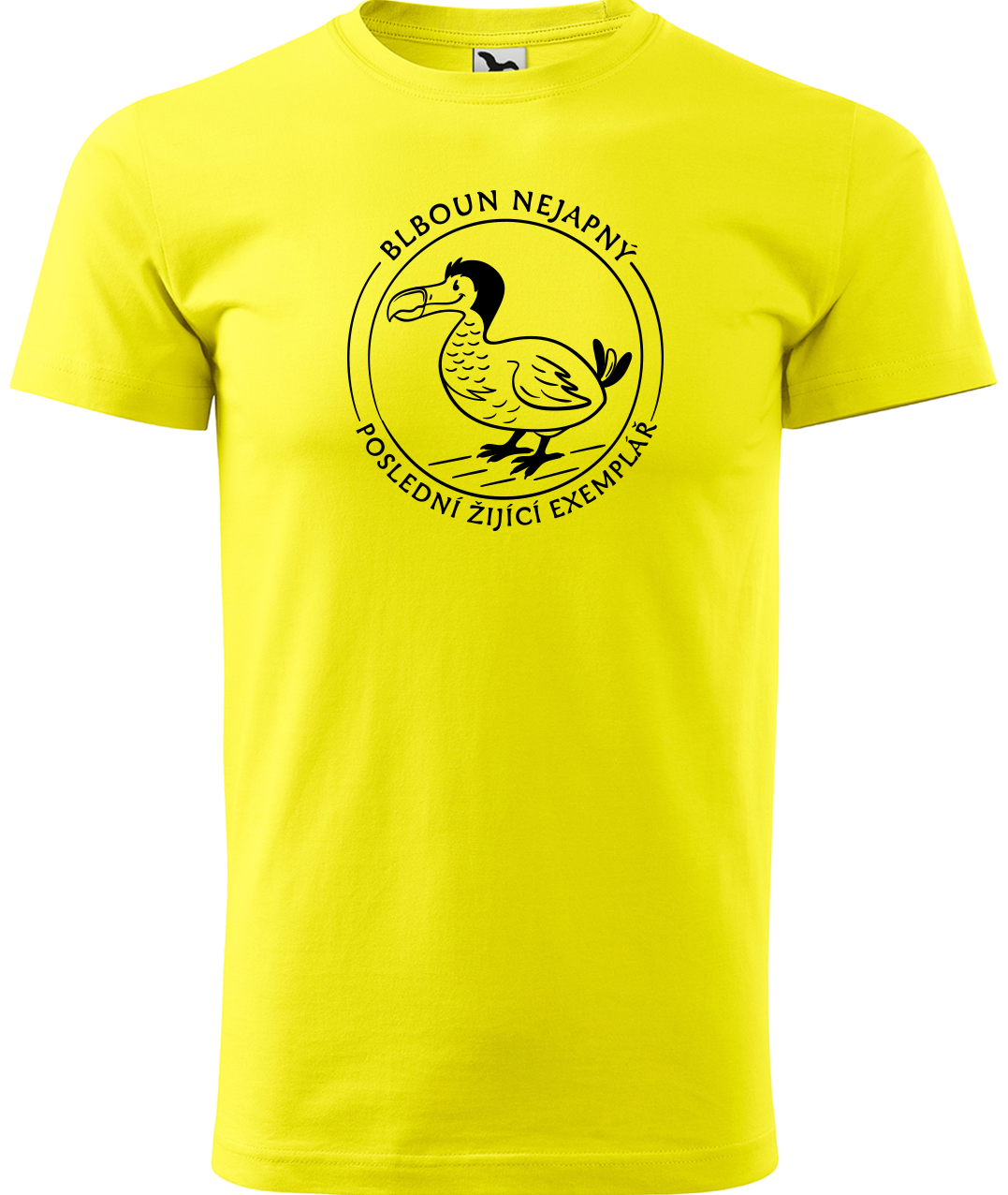 Vtipné tričko - Blboun nejapný Velikost: 2XL, Barva: Žlutá (04)