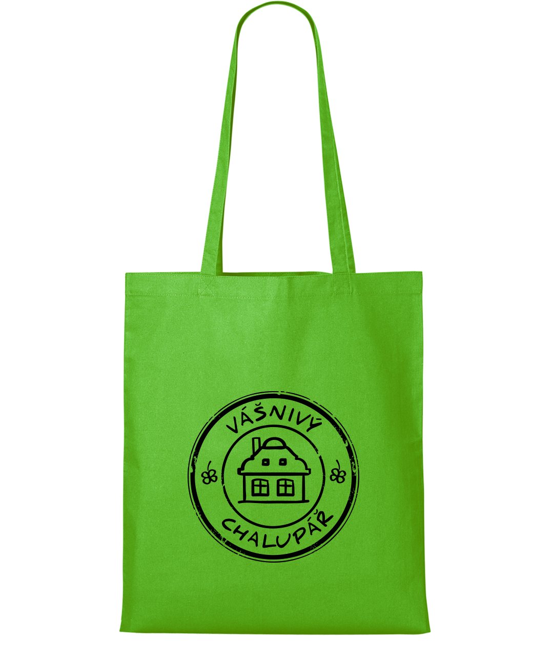 Nákupní taška - Vášnivý chalupář Barva: Apple Green