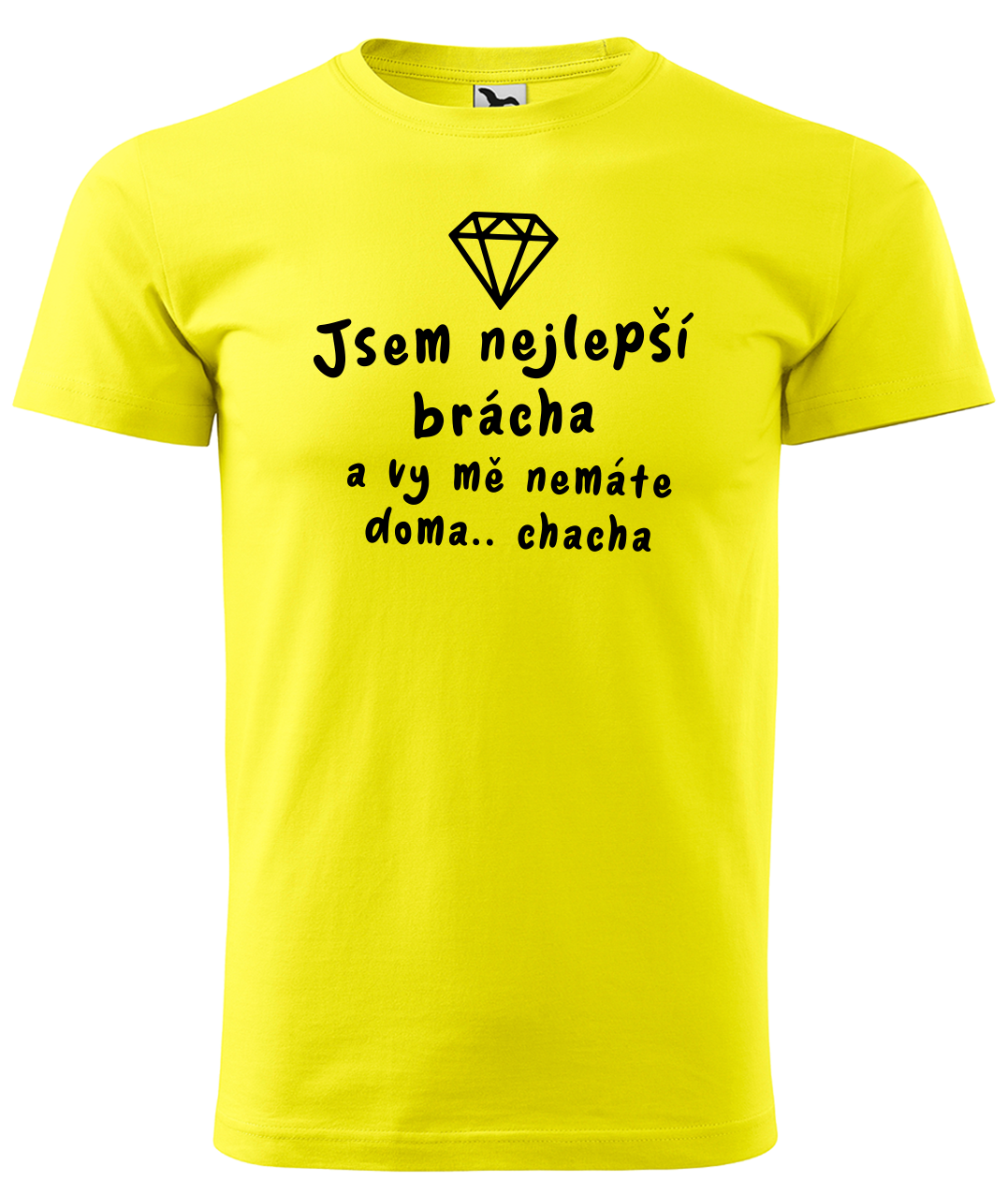 Dětské tričko pro bráchu - Jsem nejlepší brácha Velikost: 10 let / 146 cm, Barva: Žlutá (04)