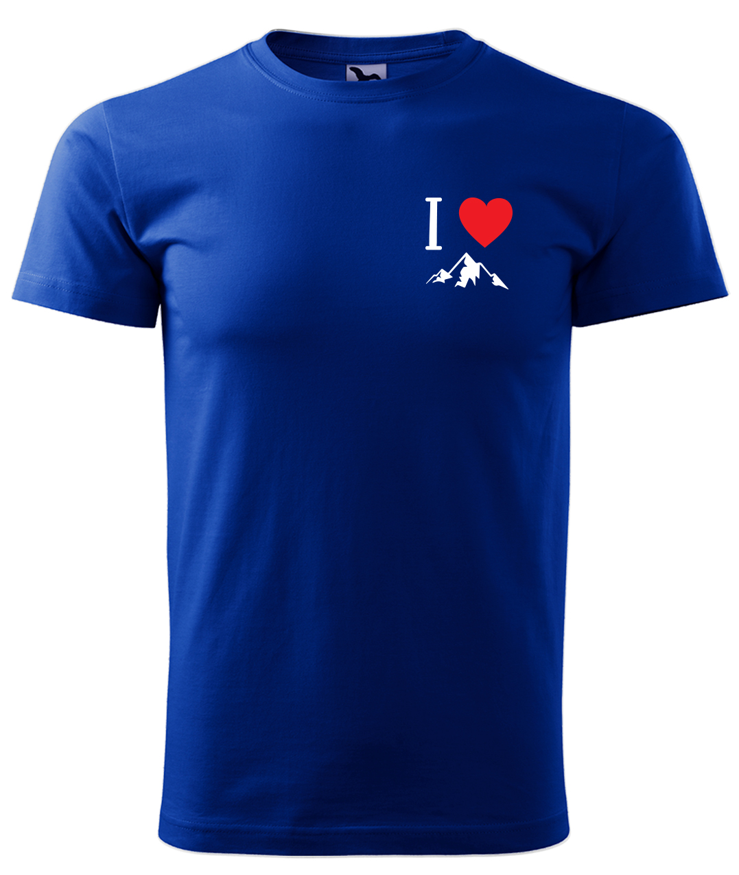 Dětské tričko na hory - I love mountain Velikost: 4 roky / 110 cm, Barva: Královská modrá (05), Délka rukávu: Krátký rukáv