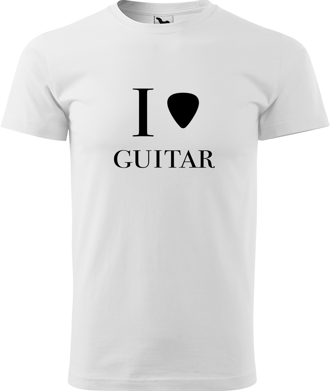 Pánské tričko s kytarou - I love guitar Velikost: XL, Barva: Bílá (00), Střih: pánský