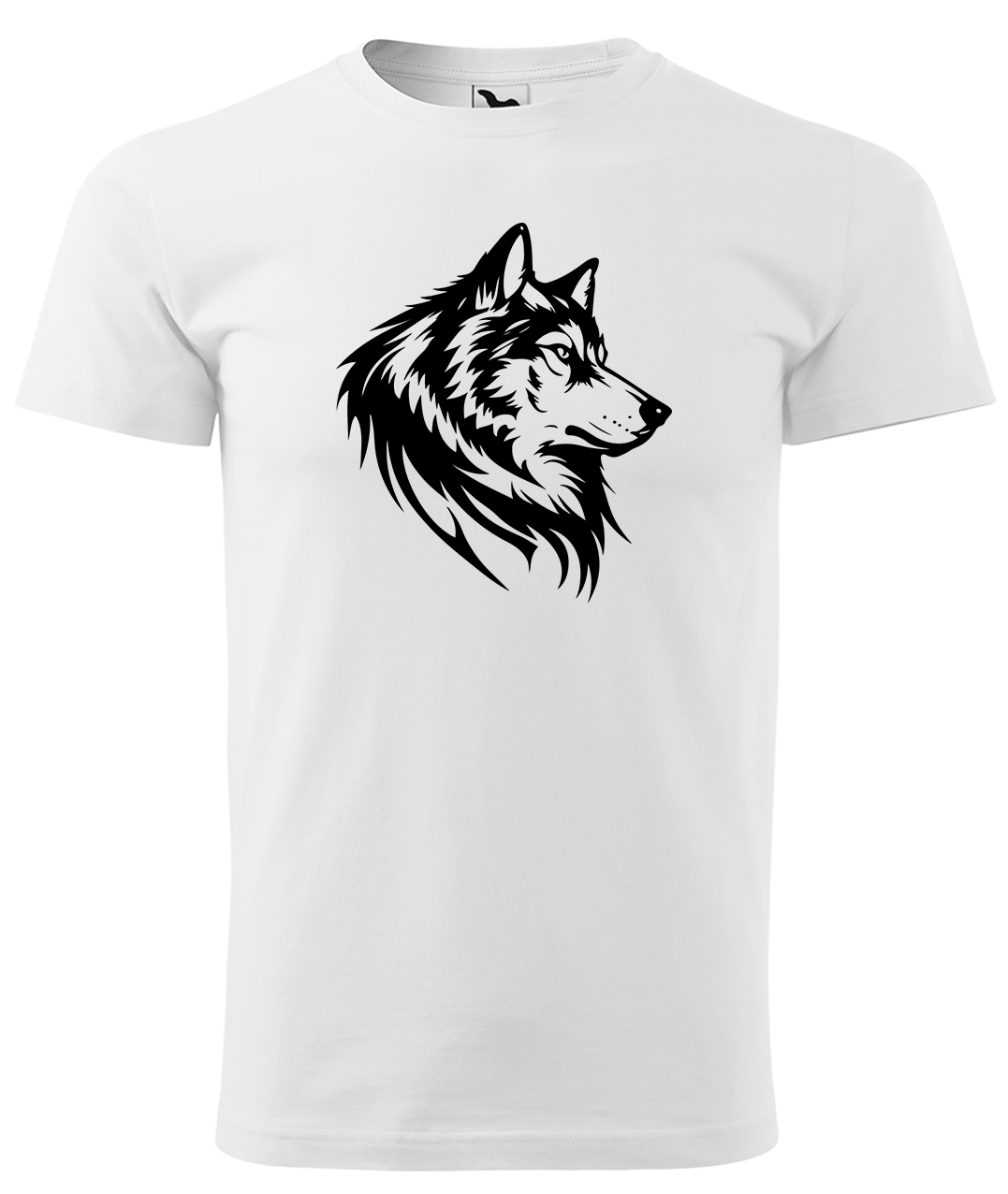 Dětské tričko s vlkem - Wolf Velikost: 10 let / 146 cm, Barva: Bílá (00), Délka rukávu: Krátký rukáv