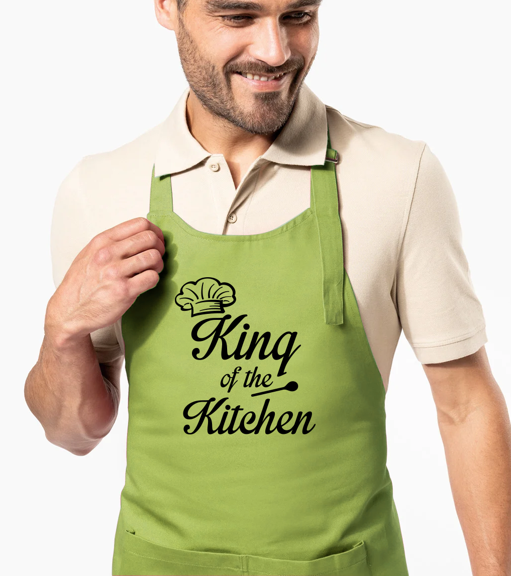 Zástěra pro muže - King of the Kitchen Barva: Limetková