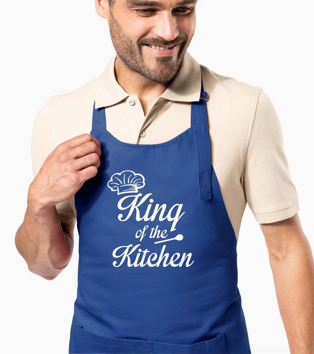 Zástěra pro muže - King of the Kitchen Barva: Královská modrá