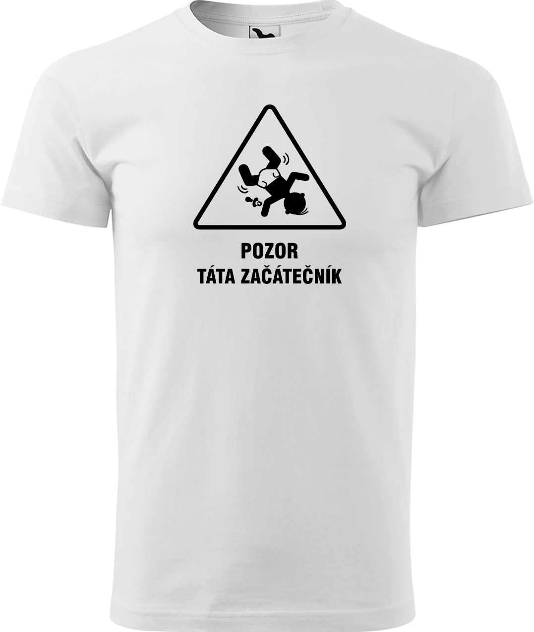 Tričko pro tátu - Pozor táta začátečník Velikost: 3XL, Barva: Bílá (00)