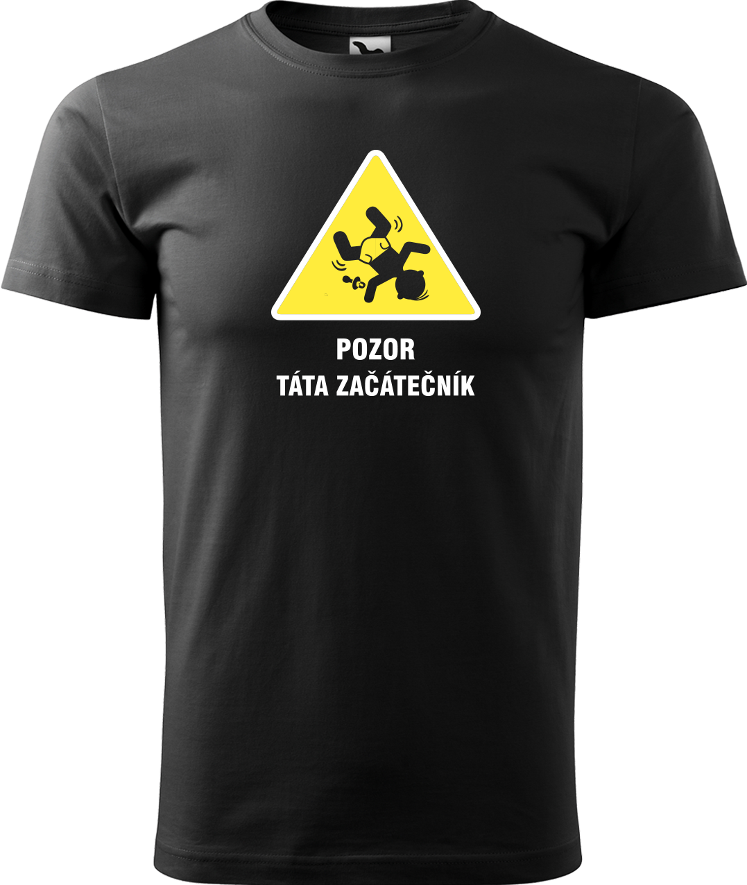 Tričko pro tátu - Pozor táta začátečník Velikost: 3XL, Barva: Černá (01)