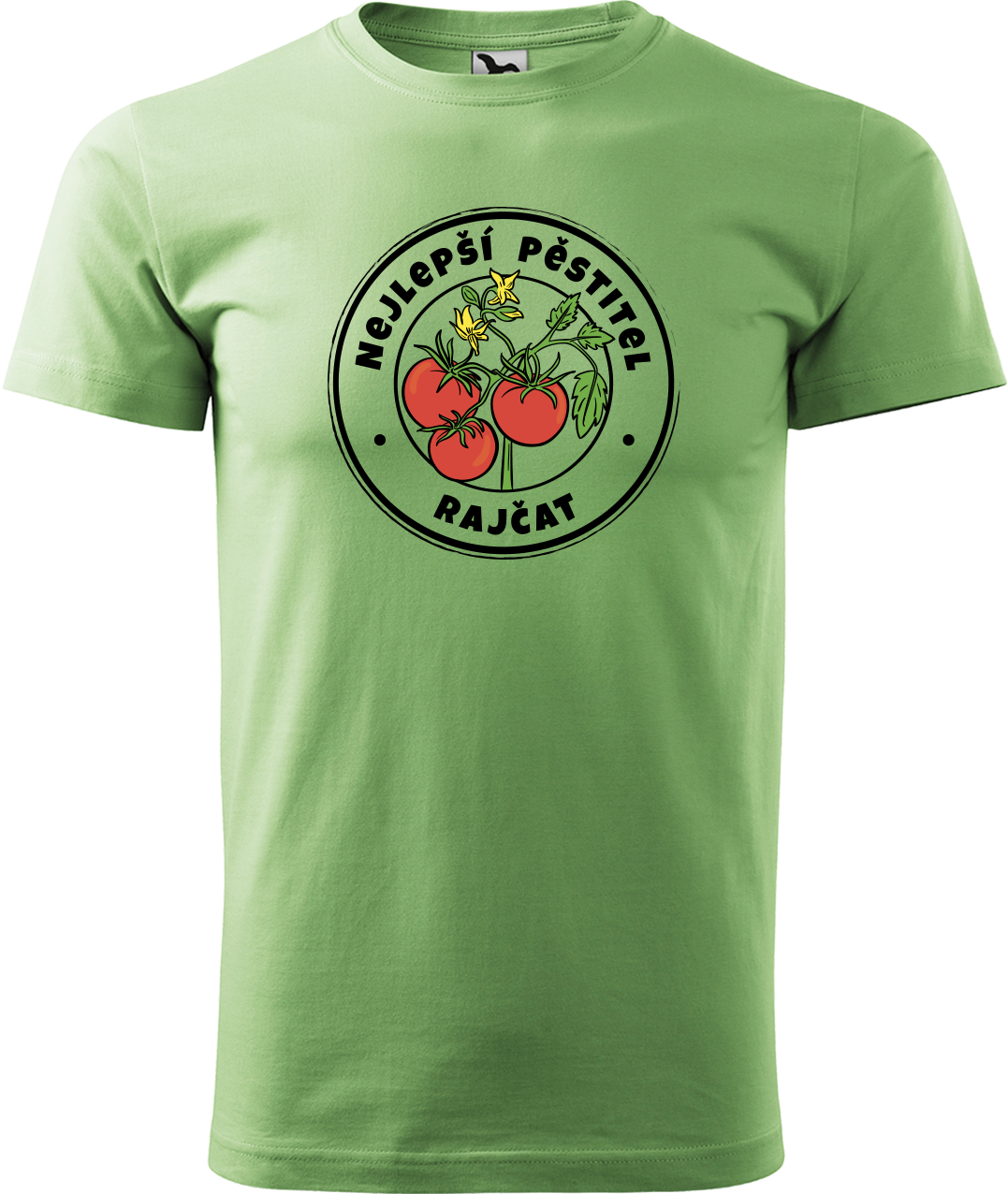 Tričko pro zahradníka - Nejlepší pěstitel rajčat Velikost: M, Barva: Trávově zelená (39)