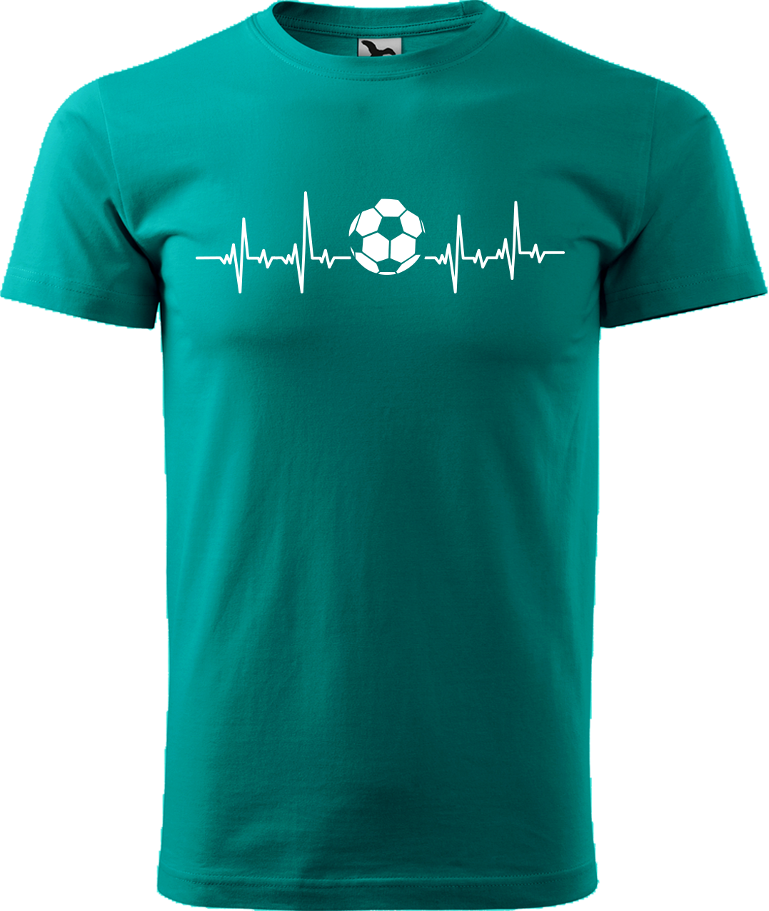 Tričko pro fotbalistu - Fotbalistův kardiogram Velikost: M, Barva: Emerald (19)