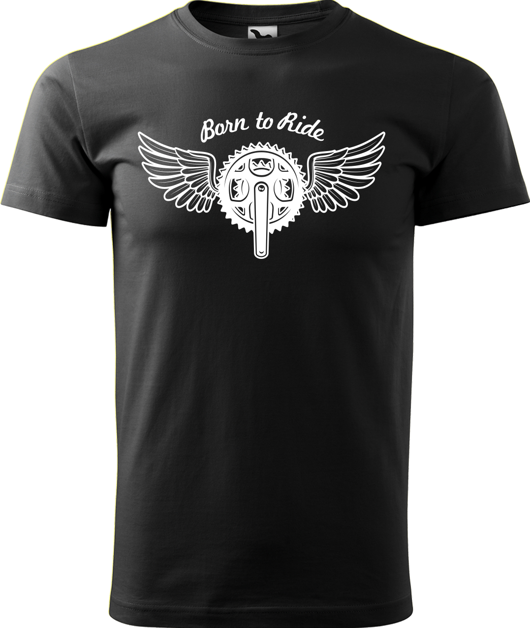 Pánské tričko pro cyklistu - Born to Ride (kolo) Velikost: XL, Barva: Černá (01)